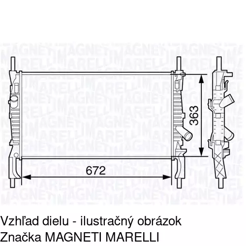 Chladiče vody POLCAR 324808A1