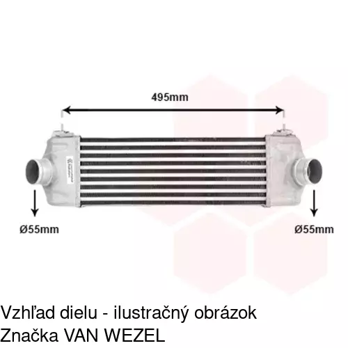 Chladiče vzduchu (Intercoolery) POLCAR 3248J82X - obr. 4