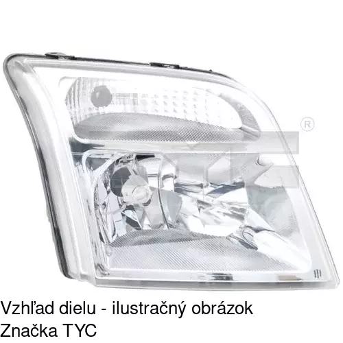 Hlavný reflektor POLCAR 325609-E