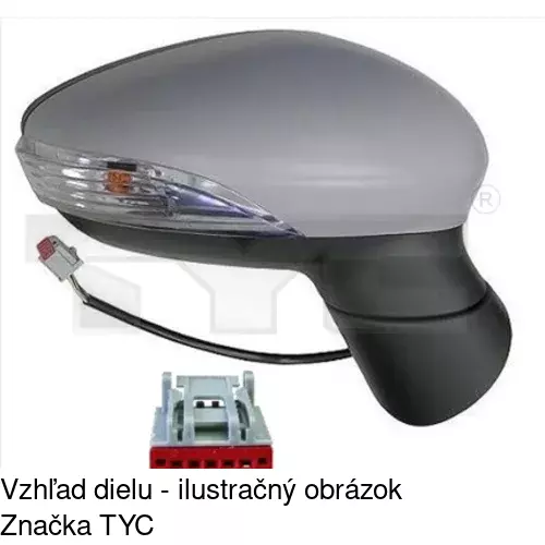 Vonkajšie zrkadlo POLCAR 32B1523M - obr. 1