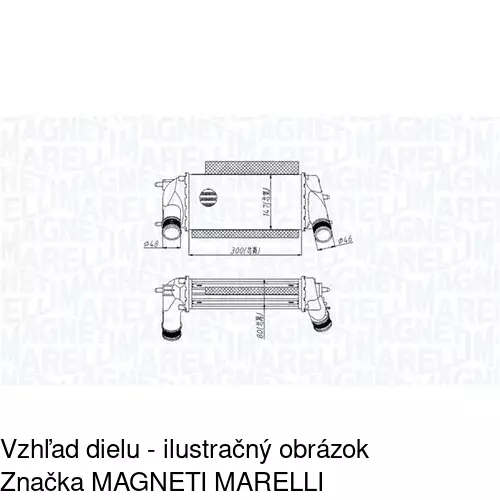 Chladiče vzduchu (Intercoolery) POLCAR 32B1J8-1