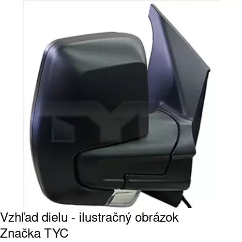 Vonkajšie zrkadlo POLCAR 32N1511M