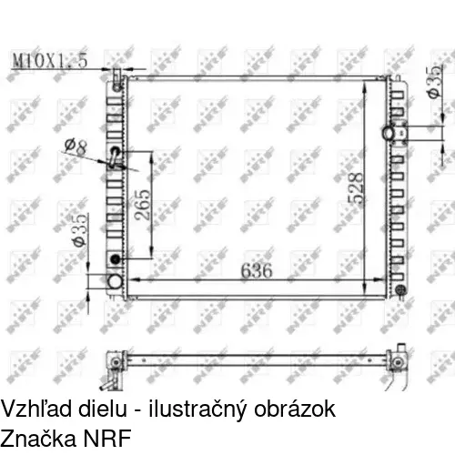 Chladiče vody POLCAR 355008-1