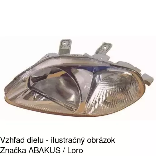 Hlavný reflektor POLCAR 381010-E - obr. 1