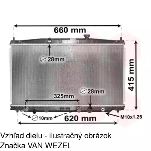 Chladiče vody POLCAR 385808-1