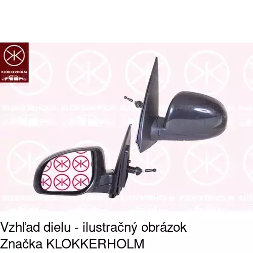 Vonkajšie zrkadlo POLCAR 4003522E - obr. 2