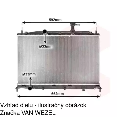 Chladiče vody POLCAR 400908-1 - obr. 1