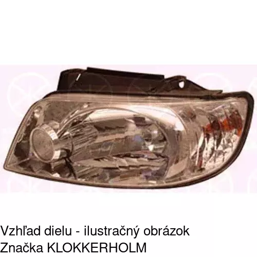 Hlavný reflektor 4035100E /POLCAR/ - obr. 2