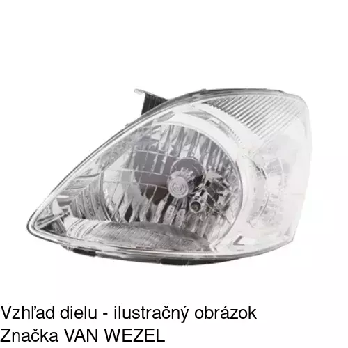 Hlavný reflektor POLCAR 403709-E