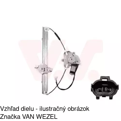 Elektrický mechanizmus okna dverí POLCAR 4040PSE1 - obr. 1