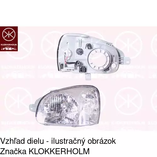 Hlavný reflektor POLCAR 4050091E