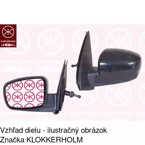 Vonkajšie zrkadlo POLCAR 40A1511S - obr. 1