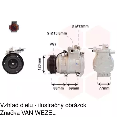 Kompresor AC POLCAR 4103KS1X - obr. 5