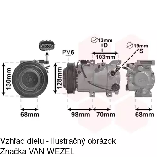 Kompresor AC POLCAR 4104KS4X - obr. 3