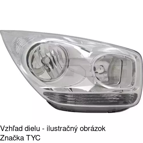 Hlavný reflektor POLCAR 410809-U