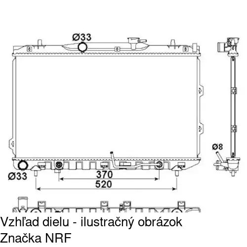 Chladiče vody POLCAR 411308-5