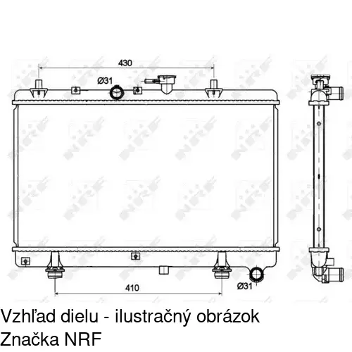 Chladiče vody POLCAR 411608-2