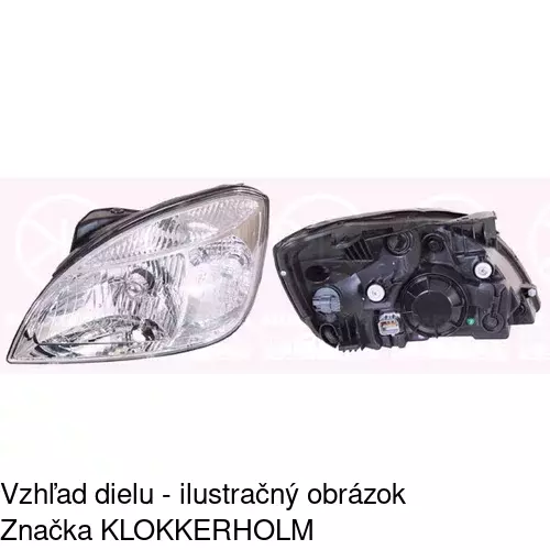 Hlavný reflektor POLCAR 411710-E