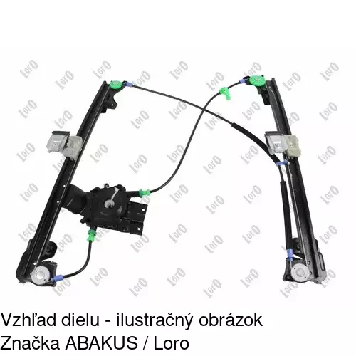 Elektrický mechanizmus okna dverí POLCAR 4311PSE1 - obr. 4