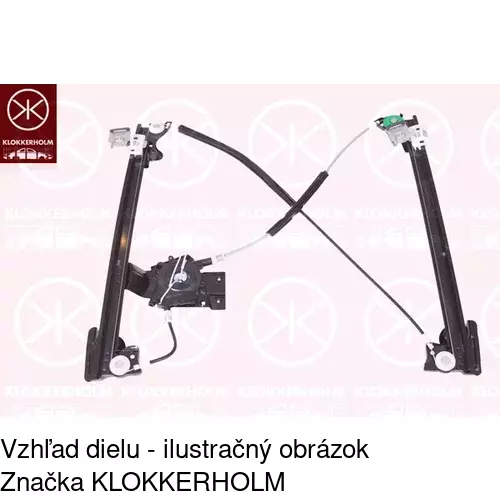 Elektrický mechanizmus okna dverí POLCAR 4311PSE2