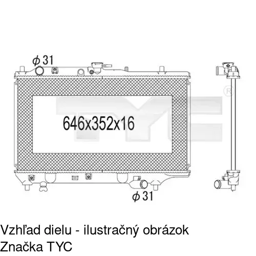 Chladiče vody POLCAR 450408-1