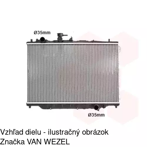 Chladiče vody POLCAR 451508-3 - obr. 4