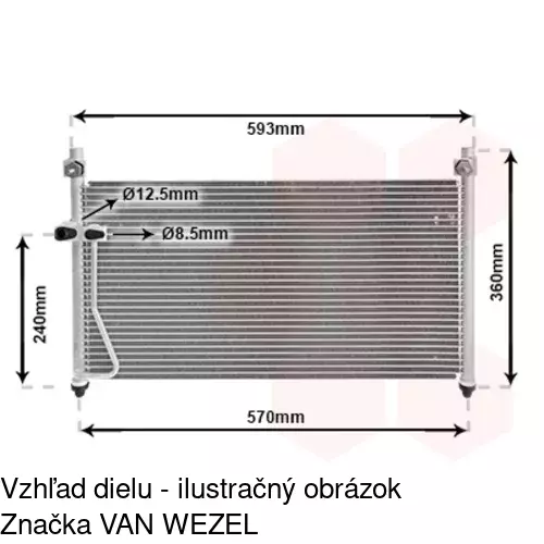 Chladiče klimatizácie POLCAR 4517K8C2 - obr. 2