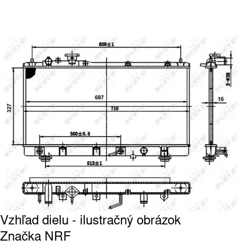 Chladiče vody POLCAR 454008-1