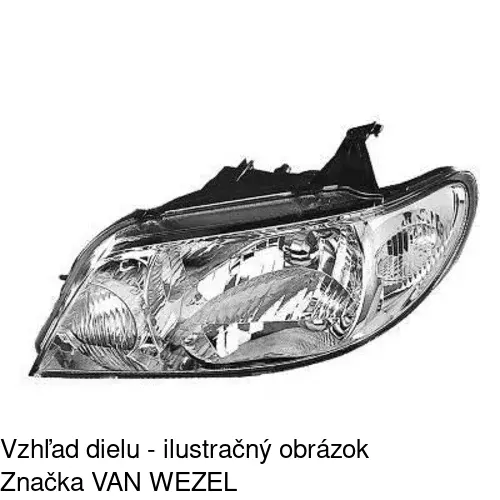 Hlavný reflektor POLCAR 4540092E - obr. 1