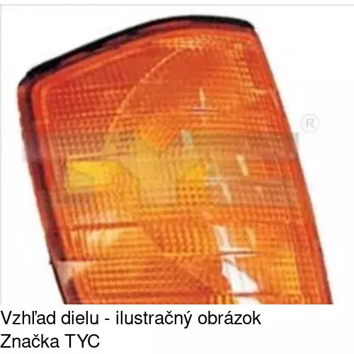 Predná smerovka POLCAR 5001202E