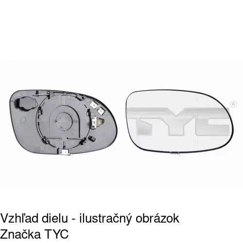 Vonkajšie zrkadlo POLCAR 5005515E