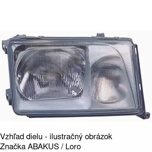 Sklo reflektora POLCAR 5014112E - obr. 1