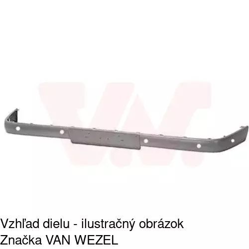 Lišta nárazníka POLCAR 50150712