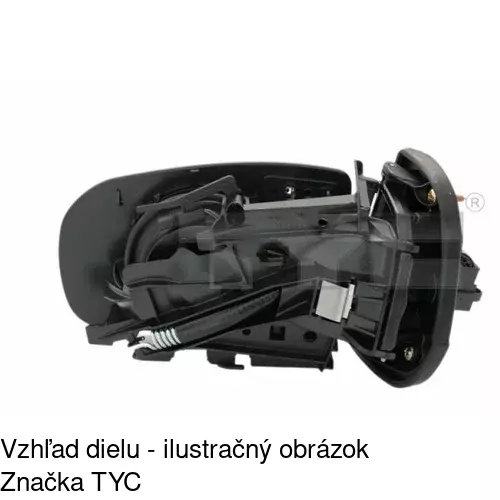 Rám vonkajšieho zrkadla POLCAR 501555TM - obr. 5