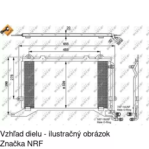 Chladiče klimatizácie 5015K8C4S /POLCAR/ - obr. 1