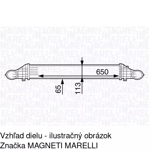 Chladiče vzduchu (Intercoolery) POLCAR 5016J8-2