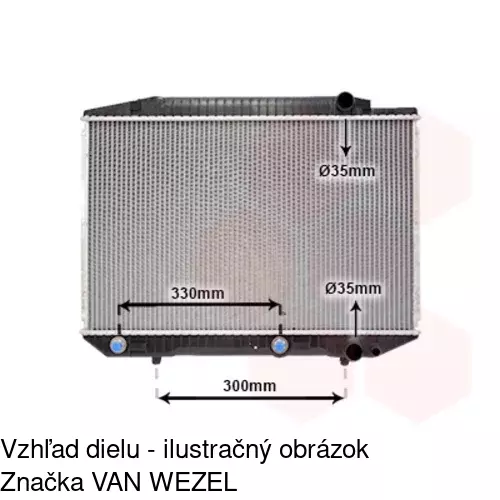 Chladiče vody POLCAR 502608-4 - obr. 1