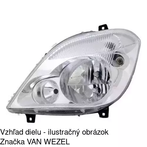 Hlavný reflektor POLCAR 5065097E - obr. 5