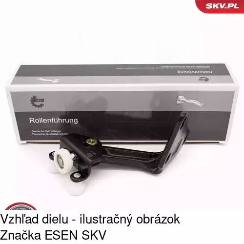 Vozík - kolieska pant posuvných dverí POLCAR 5065Z-70 - obr. 3