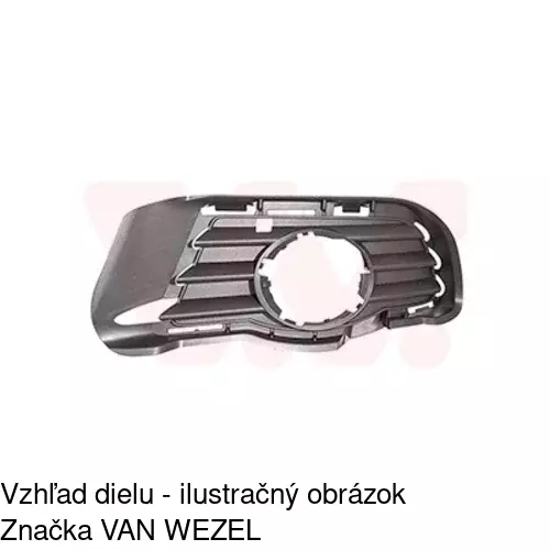 Kryt v nárazníku POLCAR 507027-1 - obr. 1