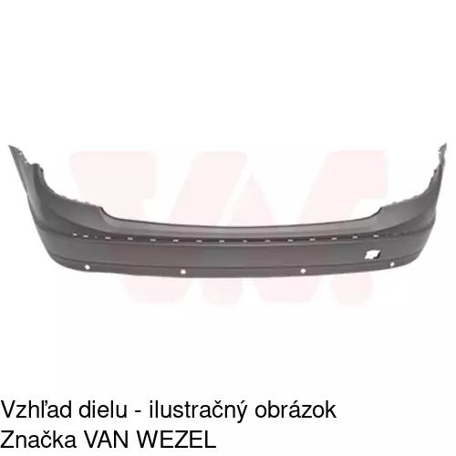 Zadný nárazník POLCAR 507096-6