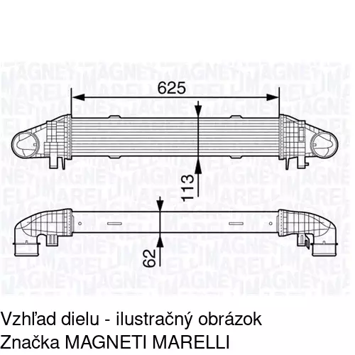 Chladiče vzduchu (Intercoolery) POLCAR 5070J8-2