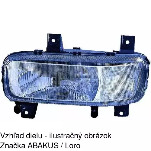 Hlavný reflektor POLCAR 5085103E - obr. 3