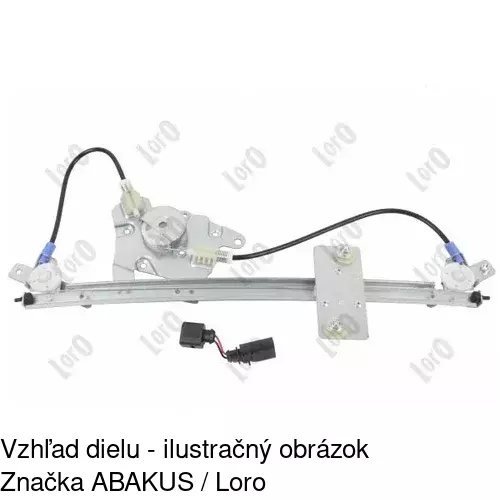 Elektrický mechanizmus okna dverí POLCAR 5095PSE2