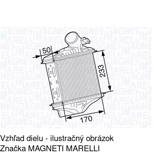 Chladiče vzduchu (Intercoolery) POLCAR 5098J8-2 - obr. 2