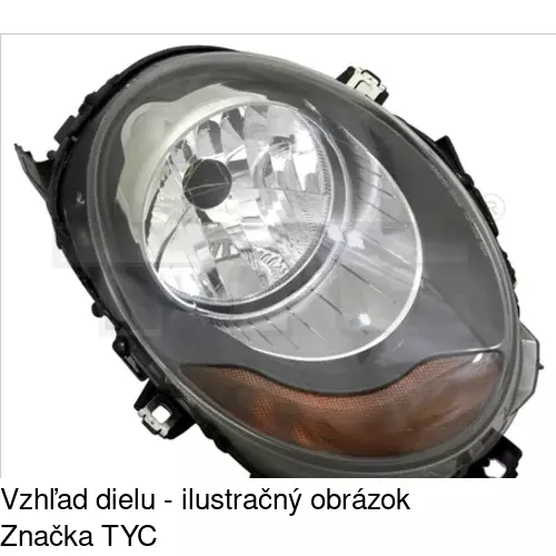 Hlavný reflektor POLCAR 51B110-V