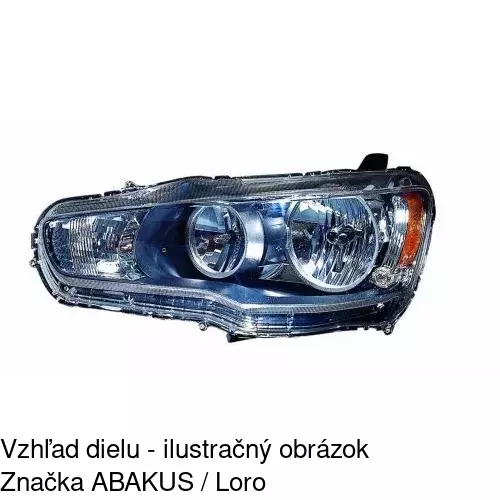 Hlavný reflektor POLCAR 523410-E - obr. 3