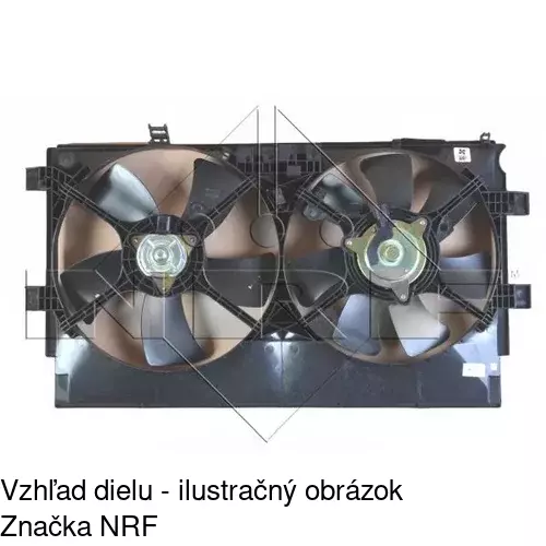 Ventilátory chladičov POLCAR 523423W1