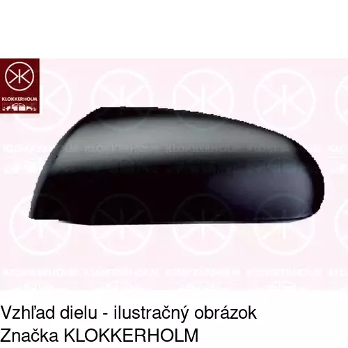 Rám vonkajšieho zrkadla POLCAR 524154PM