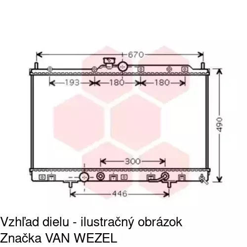 Chladiče vody POLCAR 5265085K - obr. 1